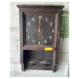 Vintage wooden clock 28 x 15