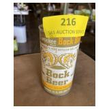 Milwaukee Bock beer can unopened but empty