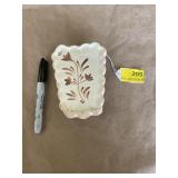 Hand painted ceramic wall pocket