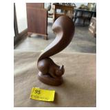 Very nice Frankoma squirrel ceramic figurine, #