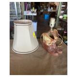 McCoy, cowboy boot lamp 16 inches tall
