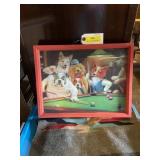 Framed three dimensional picture.. animals