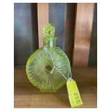 Vintage Helena Tynell  sun bottle, Vaseline glass