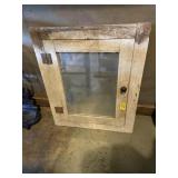 Old medicine cabinet with mirror 24 x 20 x 5