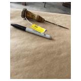 Vintage wood and metal ice pick