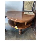 Half circle two shelf