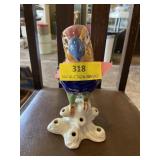 Colorful parrot flower frog made in Japan