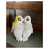 Vintage McCoy lovebirds cookie jar