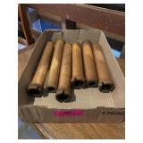 Roving bobbins collection of 6.. 10 inch and 11