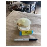 Vintage marble trinket box