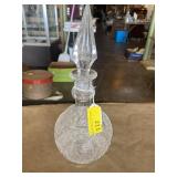 Very pretty glass bird decanter 12 inches tall