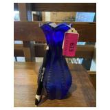 Vintage USA, cobalt blue vase