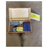 Vintage game in a little suitcase