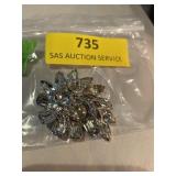 Beautiful vintage Eisenberg ice brooch