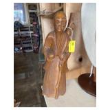 Carved Solid wood, Chinese Wiseman about 15