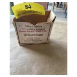 Vintage glass micro slides medical  box about