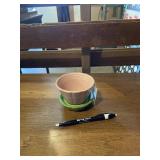 Shawnee small pink/green planter