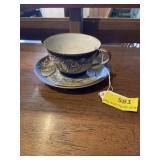 Japanese dragonware  cup and saucer