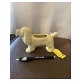 McCoy yellow dog planter