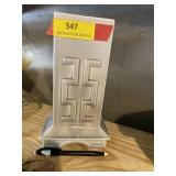 Roselynne vintage vase taupe Asian style