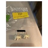 Vintage celluloid Ivory circus elephant earrings