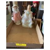 Vintage Avon dolls with stands