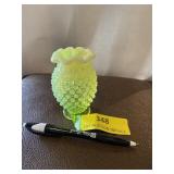 Fenton hobnail small vase