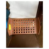 Vintage teak  lattice tray Denmark 17 3/4 x 9 1/2