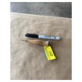 Vintage wood handled Awl tool with metal tip