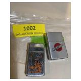 Vintage designer zippo lighters