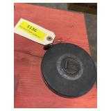 Vintage 100 foot steel crank tape