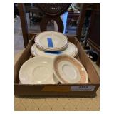 Assorted vintage China plates