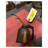 Vintage pump oil pan 7 1/2 tall four and