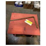 Vintage Stanley number 68A. folding box ruler.