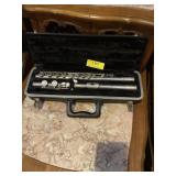 Signet  coin silver flute in carrying case