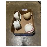 Vintage buffalo China, coffee mugs