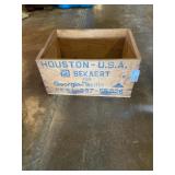 Wood crate 7 x 10 1/2 x 14 1/2