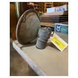 Vintage minerï¿½s carbide lamp