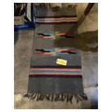 Wool fringed blanket ï¿½Chimayo ï¿½. Blanket or