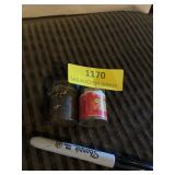 Mini snuff metal tins