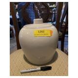 Vintage terra-cotta 8 inch cookie jar