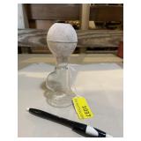 Early glass breast pump