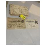 Vintage postal cards late 1800s .. from Texas