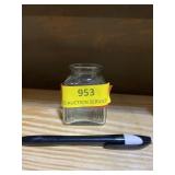 vintage square ink bottle