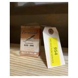 Vintage red  felt tip ink