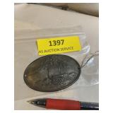 Civil War plate/buckle 1864