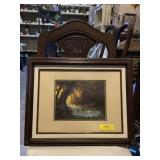 Wood Frame and matted print  . ï¿½ Dawn
