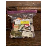 Matchbook collection gallon bag.