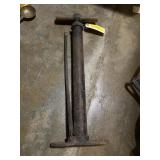 Antique steel tire air pump