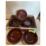 MarCrest stoneware cereal bowls.  six count. one
